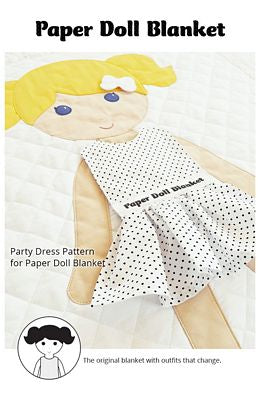Paper Doll Blanket Pattern - Party Dress