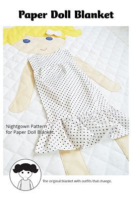 Paper Doll Blanket Pattern - Nightgown