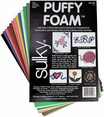 Puffy Foam 2mm 12 Assorted