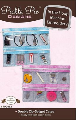 Double Zip Gadget Cases In the Hoop Machine