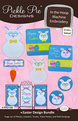 Easter Bundle In-the-Hoop Machine Embroidery Desig