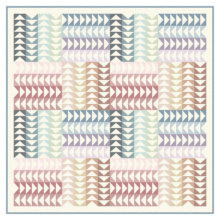 FIGO Fabric Nest Path Quilt Pattern