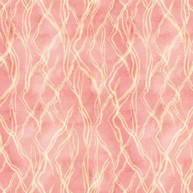 Peach Mountain Water Valley View Cotton 43"/44" Fabric Per Yard