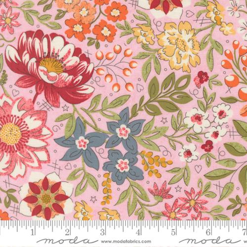 Peony Fieldrush Covent 44"/45" Cotton Fabric Per Yard