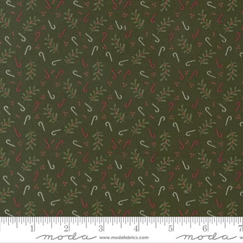 Pine Gingerbread Lane 44"/45" Cotton Fabric Per Yard