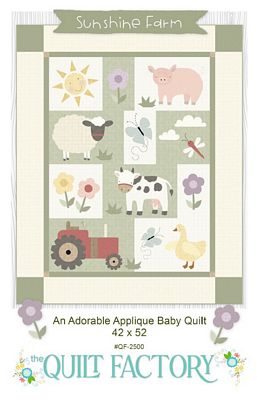 Sunshine Farm Applique Baby Quilt