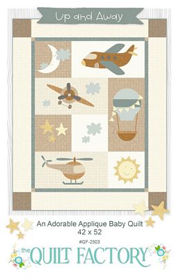 Up and Away Applique Baby Quilt