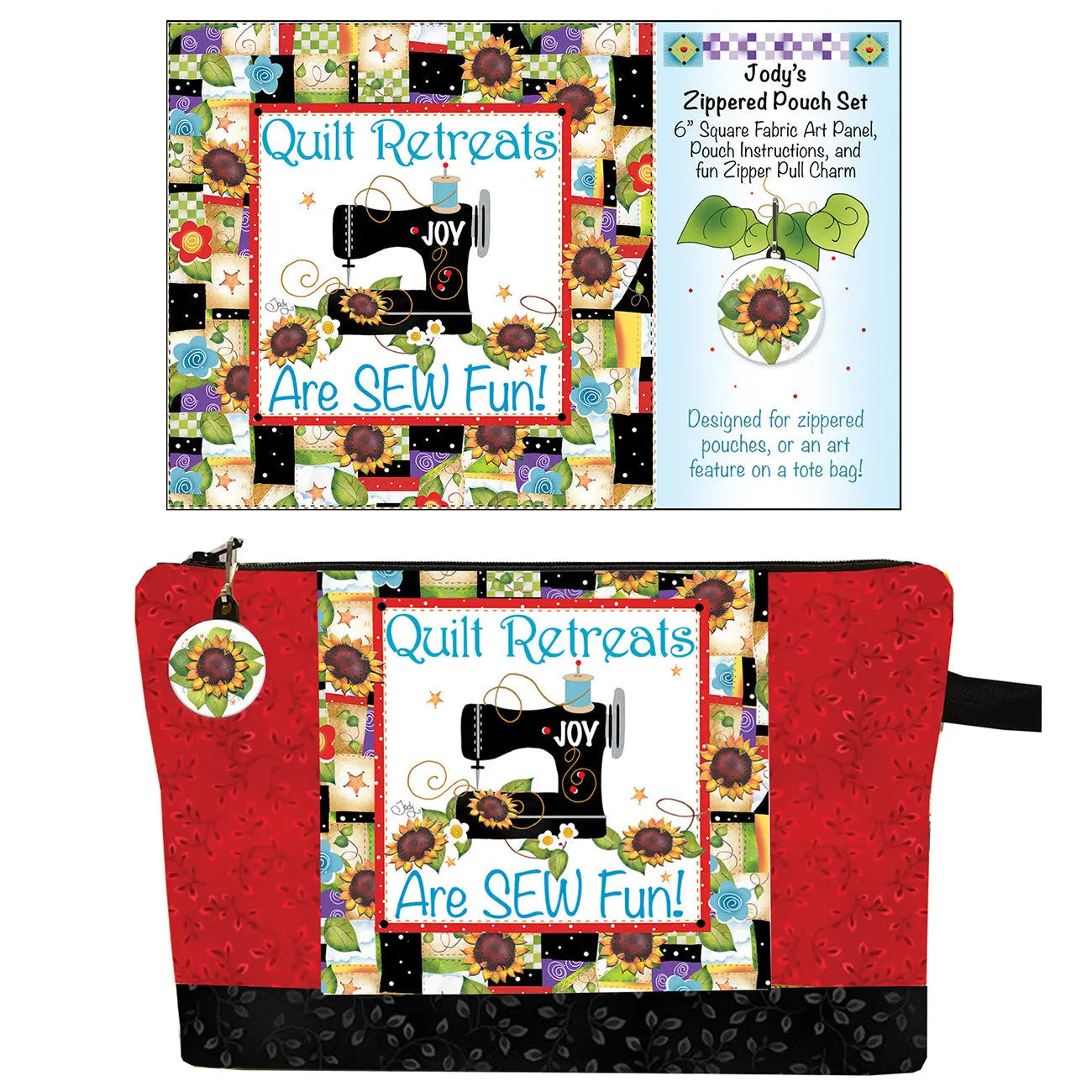 Quilt Ret Sew Fun Pouch Set
