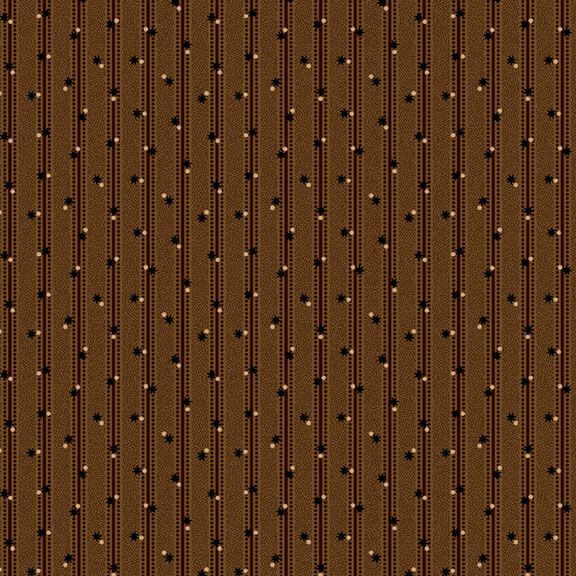 Colorful Coordinates & Stashing - Star Stripe - Brown