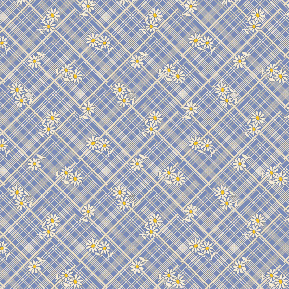 MF Aunt Grace Lattice Blue