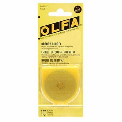 Olfa Repl Blade 45mm 10pk