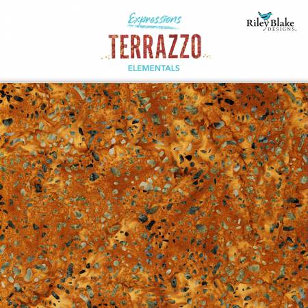 RB Batiks Elementals Terrazzo Jungle 2.5in Strips C, 40pcs