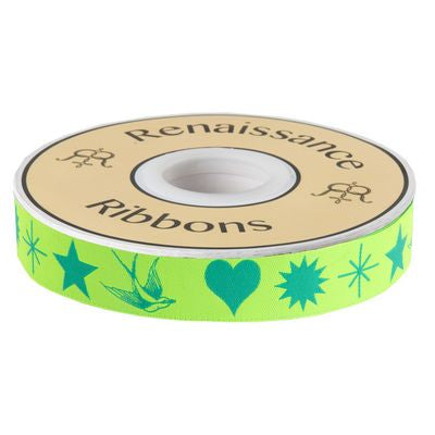 Fairy Flakes Ribbon in Spirit 7/8in wide