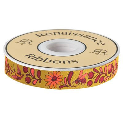 Birds & Bees Ribbon in Original 7/8in wide