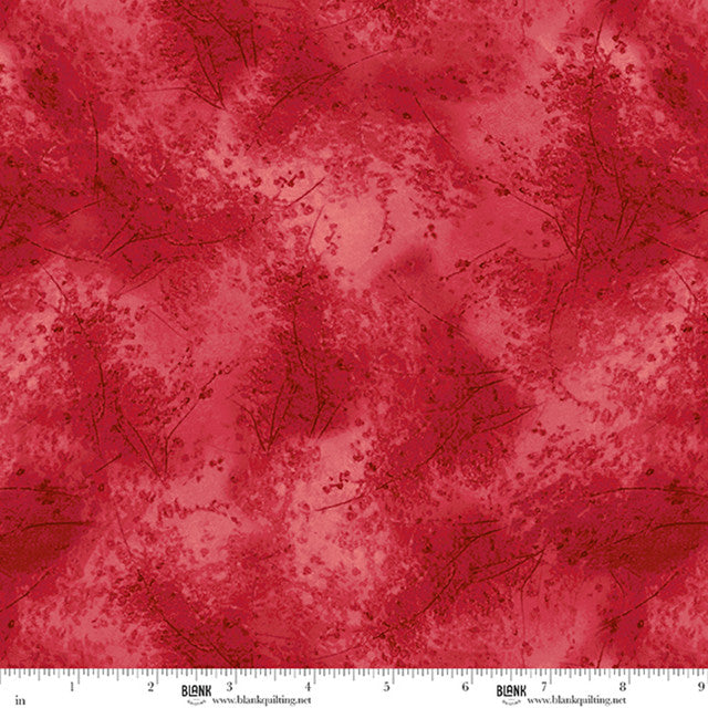 Red Tree Top Delight 108" Cotton Wideback Fabric Per Yard