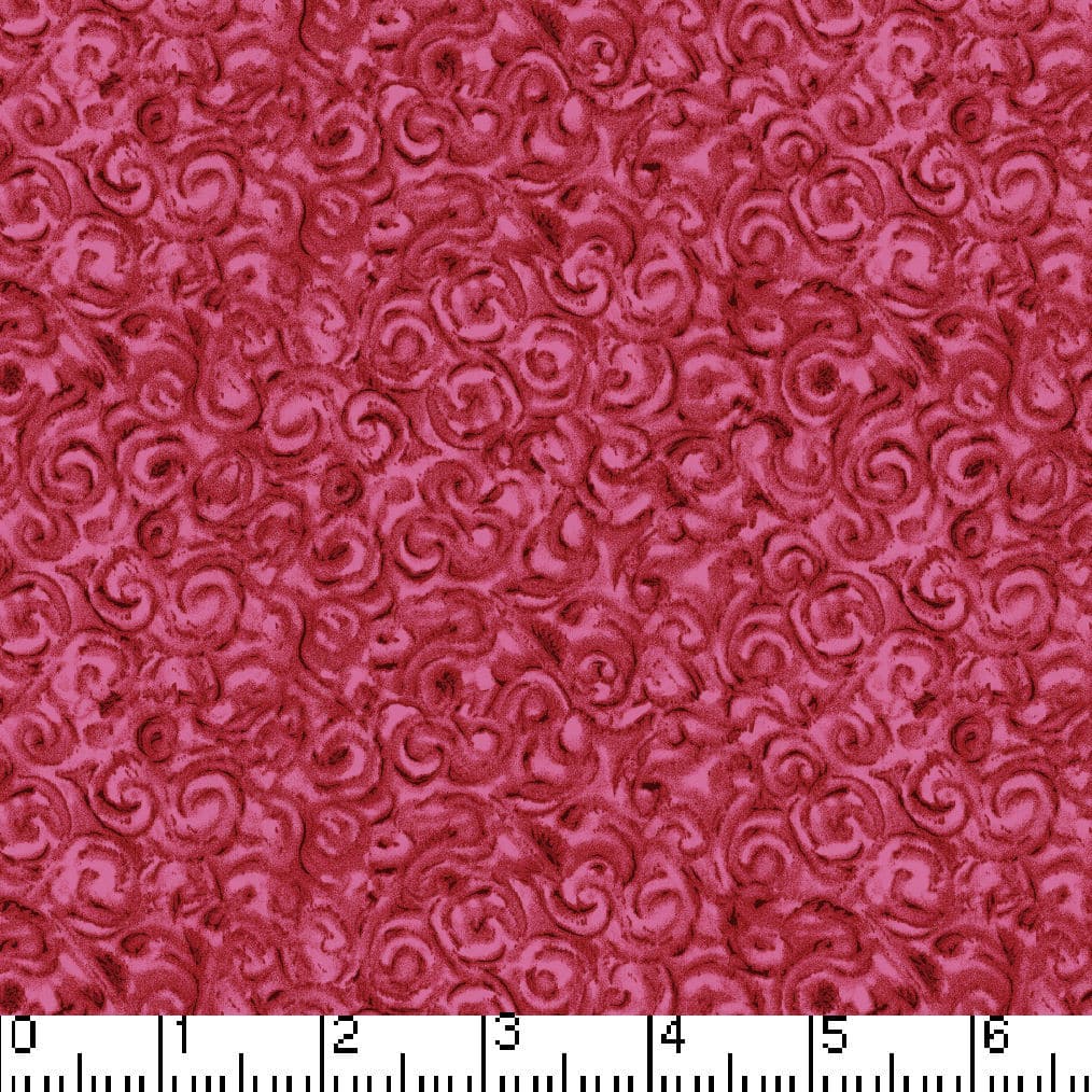 Red Twister 45" Wide Cotton Fabric Per Yard