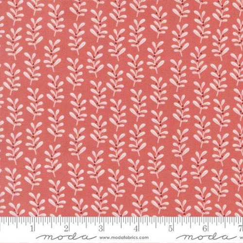 Rosy Gingerbread Lane 44"/45" Cotton Fabric Per Yard