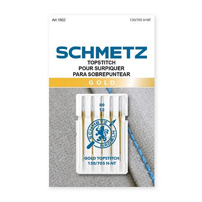 Schmetz Gold Topstitch 80/12 130/705H-NT
