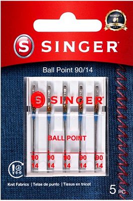 Needles Singer Yellow Band #14 5-pack