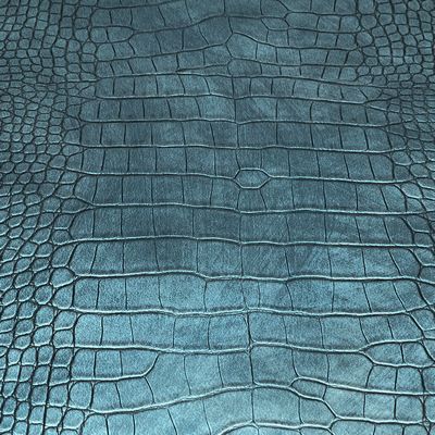 Faux Large Scale Crocodile- Blu/Grn 18 in x 54 in