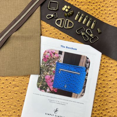 The Burcham Maker's Kit - Goldenrod Ostrich
