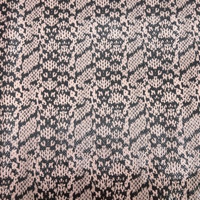 Faux Abstract Geometric - Mauve/Black 18 in x54 in