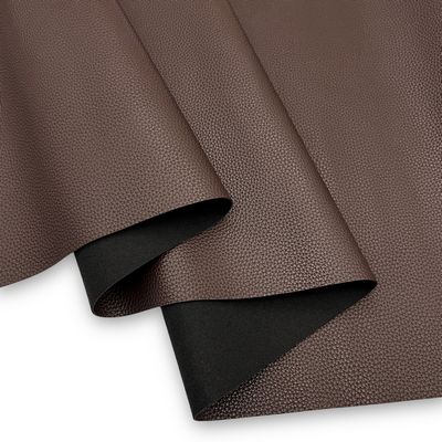 Faux Leather - Textured Dark Brown 18 in x 54 in
