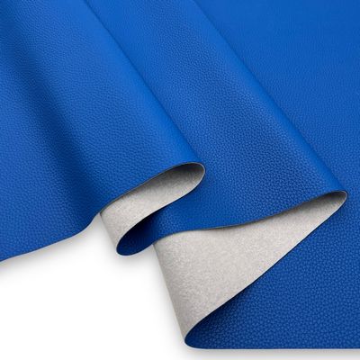 Faux Leather - Textured Bright Blue 18 in x 54 in