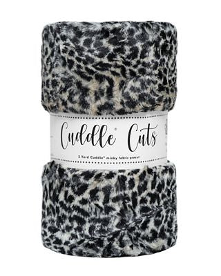 2yd Luxe Cuddle Cut Cheetah Taupe