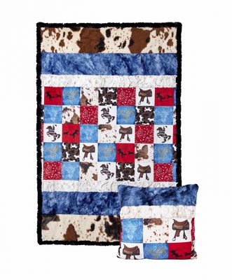 Picture Perfect Cuddle Kit Giddy Up! 38in x 58in