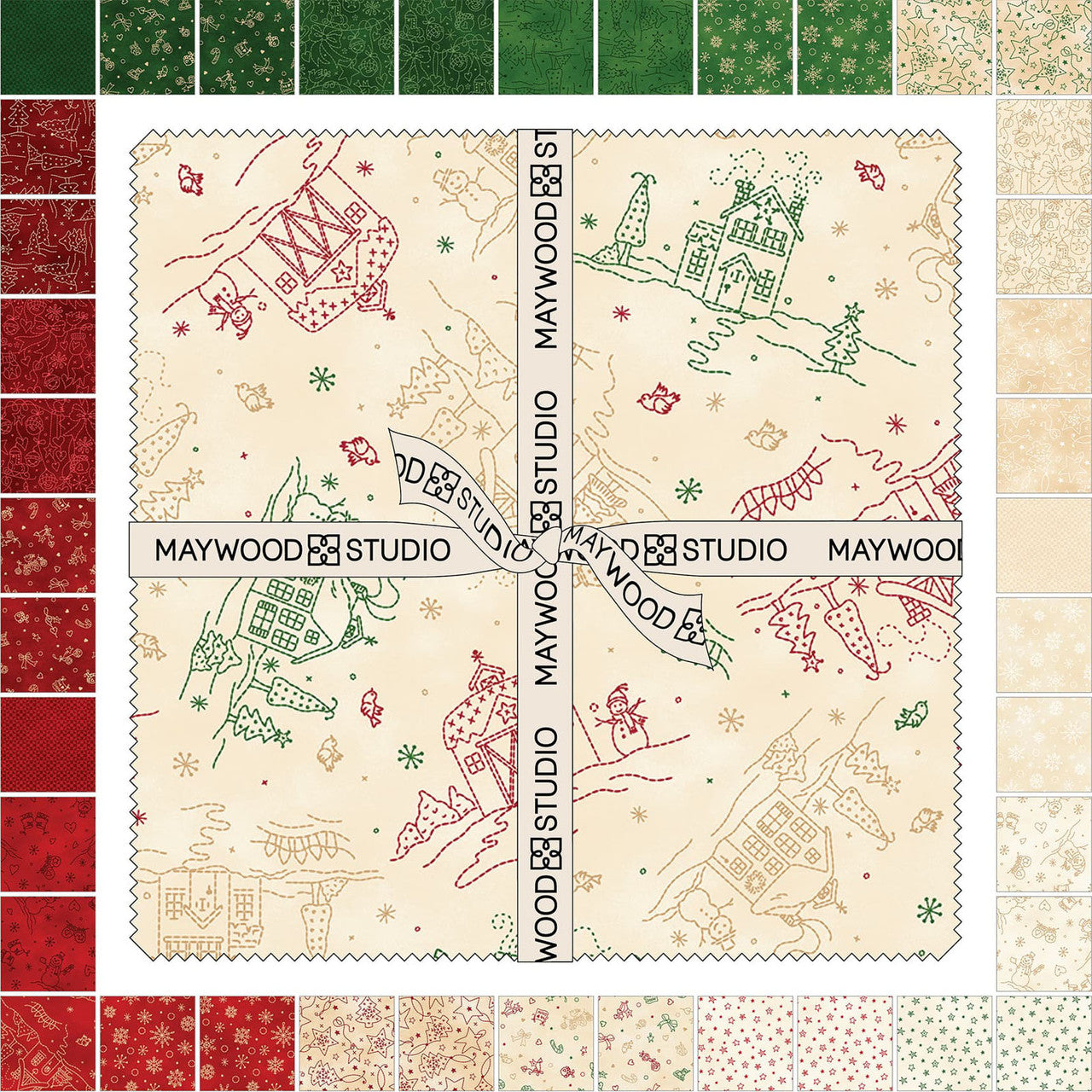 Christmastime 10" Squares (42pc)