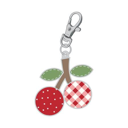 RB Cherries Happy Charms Calico Enamel