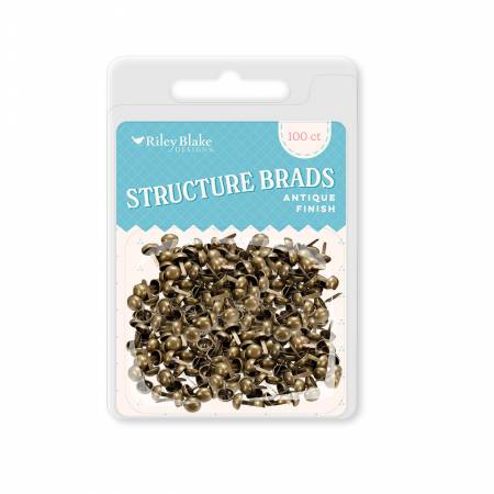 RB Miniature Brads Antique Bronze 100 pcs