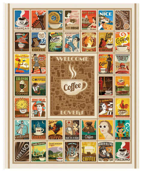 RB Coffee Time Welcome Coffee Lovers Panel