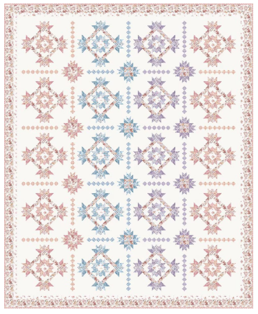 RB Daybreak on the Prairie Wildflower Fields Quilt Kit