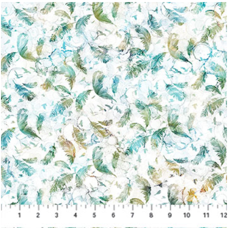 NC Raven's Call Feathers White Multi