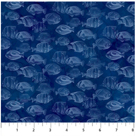 NC Coral Reef Fish Blender Navy