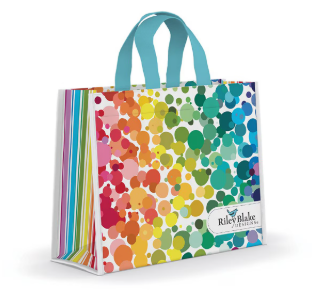 RB Colorful Confetti Vinyl Tote Bag