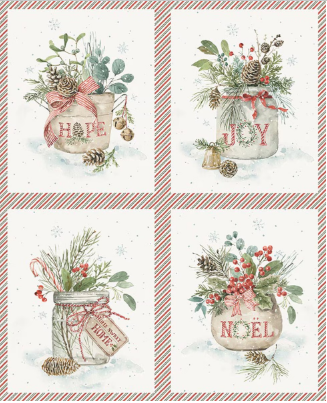 RB Pillow Panel Season's Greetings - Holiday Spirit