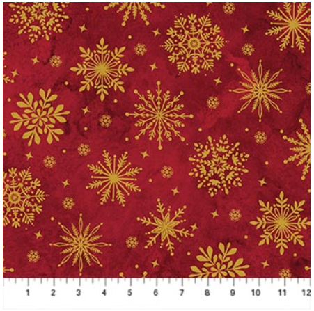 NC Snowflakes Red Multi O' Christmas Tree Shimmer 28960M-24