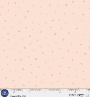 PB Baby Pink Stars First Impressions Flannel