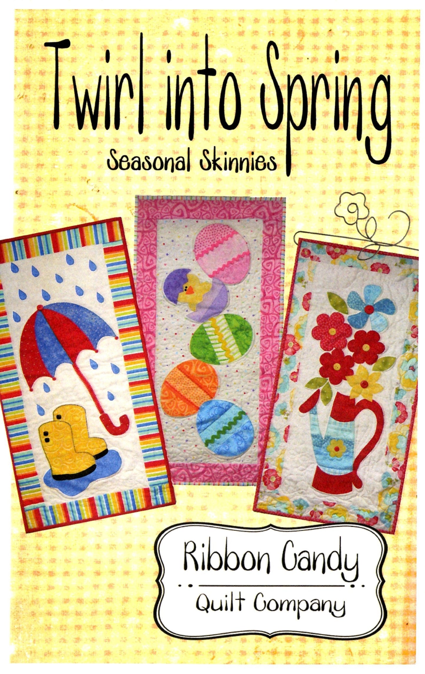 Seasonal Skinnies Twirl Into Spring - Fusible Applique