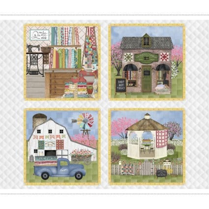 Shop Hopping 36" Panel
