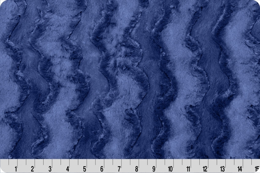 Navy Signature Luxe Cuddle Glacier Blanket 60" x 72"