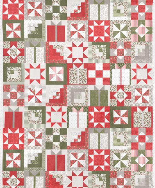 Snow Christmas Eve Quilting Cuddle 44"/45" Fabric Per Yard