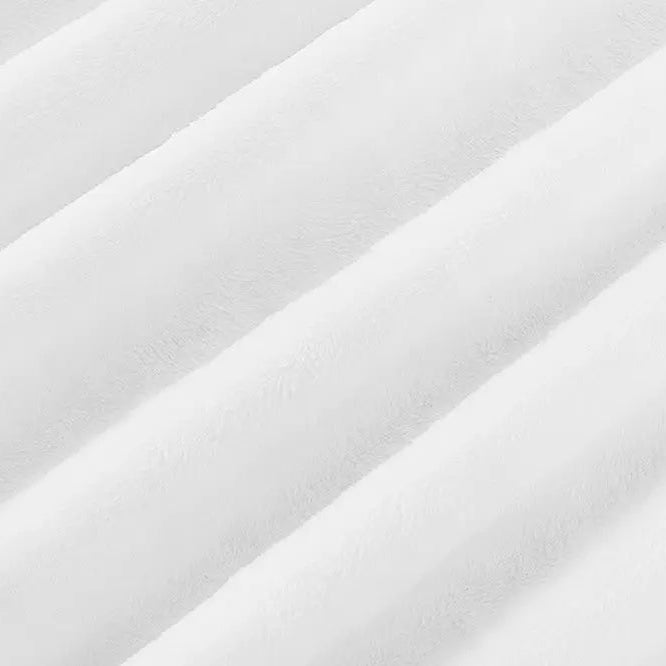 Snow Solid Cuddle 3 58/60" Fabric per yard