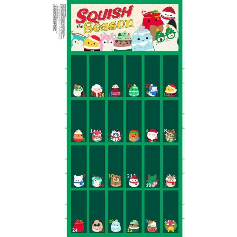 NC Calendar Panel Forest Green - Squish the Season