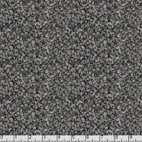 Steel Gray Crackle 45" Wide Cotton Fabric Per Yard