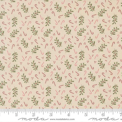 Sugar Gingerbread Lane 44"/45" Cotton Fabric Per Yard