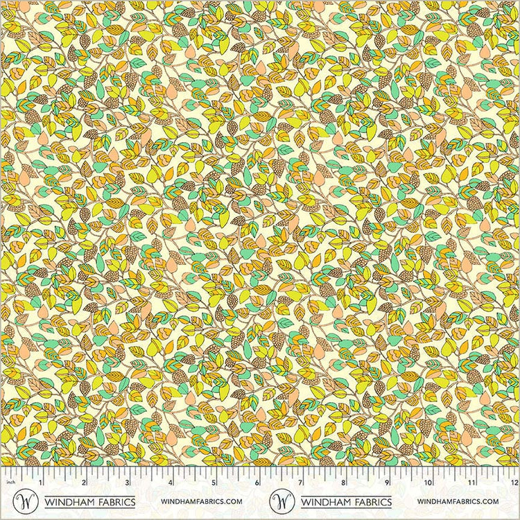 Sunshine Hebe Cream High Density Cotton 44"/45" Fabric Per Yard